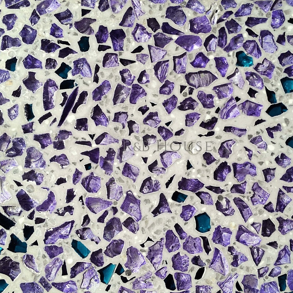 Бетонная столешница, образец Пурпурный